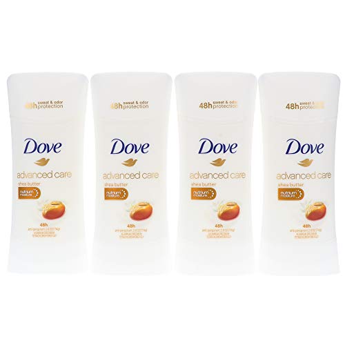 Dove Advanced Care Antiperspirant, Shea Butter, 2.6 Ounce (Pack of 4)