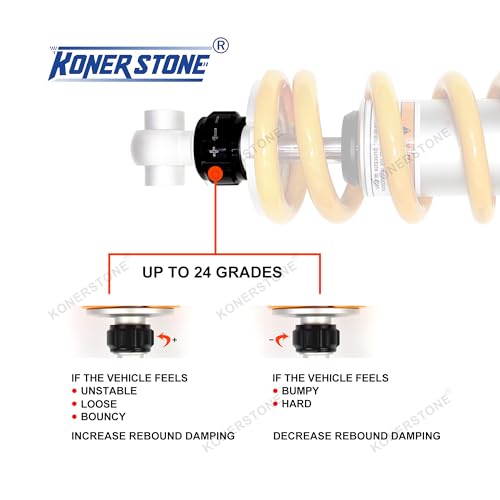 305 mm / 12 Zoll Universal Stoßdämpfer hinten kompatibel mit Honda NC700X NC700S 2012-2017 / NC750X NC750D Integra 750 2014-2020 / CBR500R 13-20 Motorradzubehör NC 700 750 Gold 1 Stück