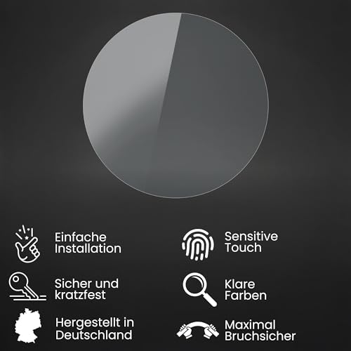 Bruni Schutzfolie kompatibel mit Garmin Forerunner 645 Music Folie, glasklare Displayschutzfolie (2X)