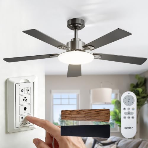 addlon 52 Inch Ceiling Fans with Lights and Remote Control Wall Switch