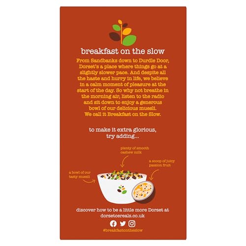 Dorset Cereals, Gloriously Nutty Muesli Healthy Breakfast Cereal Vegan High Fibre Packs of 500g (Pack of 5) - Image 4