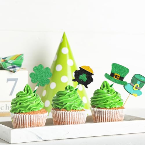 Pitillos de papel desechables verdes con brillo 48 piezas miniatura 7