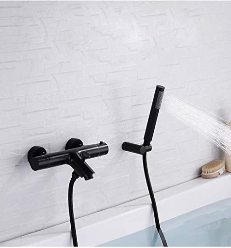 Robinets de douche noirs thermostatiques pour stopper les variations de température d'eau