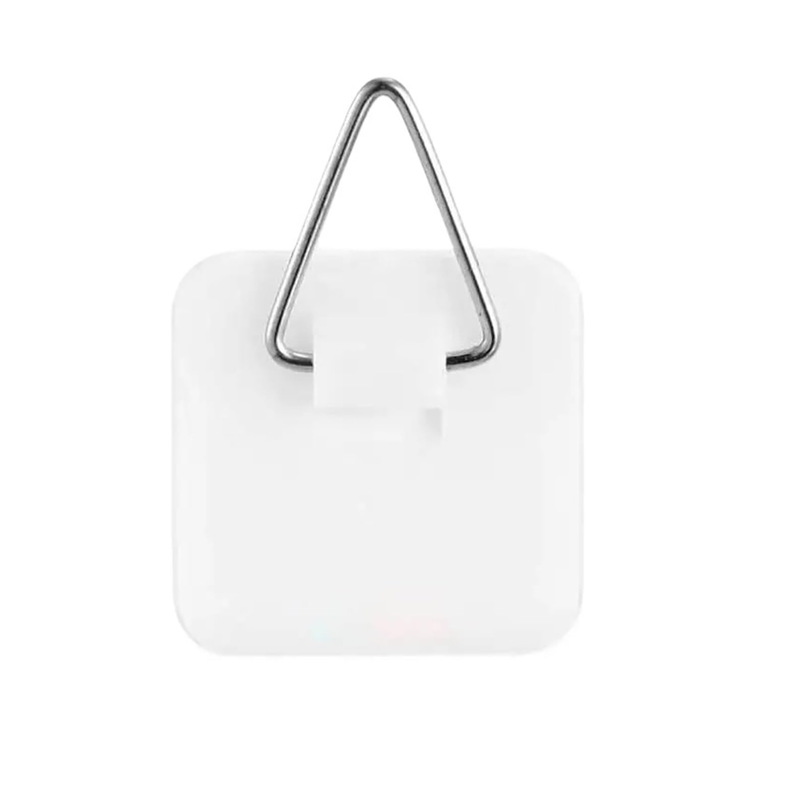 Emhsjsyvb 10Pcs 3.2X3.2cm 10Pcs Invisible Adhesive Plate Hangers Wall Display Holder Vertical Holders Picture Hanging Hooks(10Pcs 3.2X3.2cm)