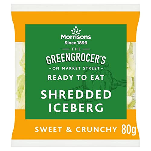Morrisons The Greengrocers Shredded Iceberg Lettuce 80g Pack of 1