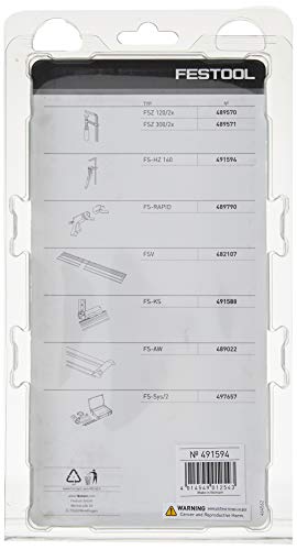 Festool 491594 grampo rápido para sistema de trilho MFT e guia, 168 mm