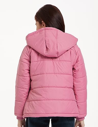 Image of Amazon Brand - Symbol Girls Girls Quilted Winter Jacket with Detachable Hood | Age 2-12 Years