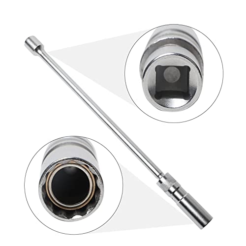 Beley 14Mm Spark Plug Socket 3/8" Drive With 12-Inch Extension, Magnetic 12-Point Thin Wall Spark Plug Socket Compatible With Bmw Nissan Benz Ect. (Cr-V Steel) #TOP1