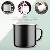 Purple Print House Electrician Enamel Mug, Funny Gifts For Electrician, Birthday Gift Ideas, Metal Drinking Coffee Cup, One Size, White - Image 6