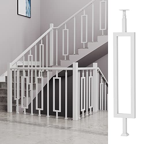 Balustres d'escalier robustes en fer forgé pour rénover un garde-corps extérieur instable