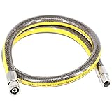 SPARES2GO Universal 'Micropoint' Horno Cocina Tubo de Manguera de Suministro de Gas (4ft 1/2 pulgadas, Bayoneta, BS EN14800 CE)