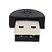 TanGuYu Super Mini USB Computer Microphone Mic Smallest Home Audio Adapter Driver Free for PC Laptop Desktop Mac Chatting, Recording, Skype MSN, YouTube, FaceTime, LOL, QQ