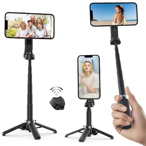 NKDFRI Opticnock 4-in-1 Magnetic Selfie Stick for iPhone/Android - 360° Rotatable