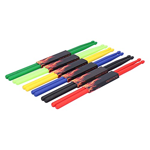 TANIQIACA 6 pares de baquetas 5A de nailon miniatura 7