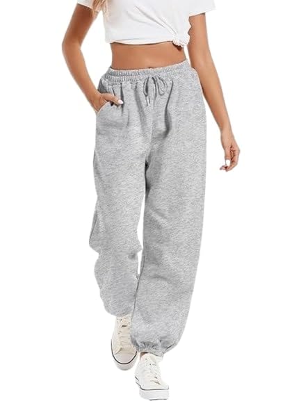 Image of Women?s Casual Jogger Pants ? Soft Pants with Adjustable Drawstring & Side Pockets