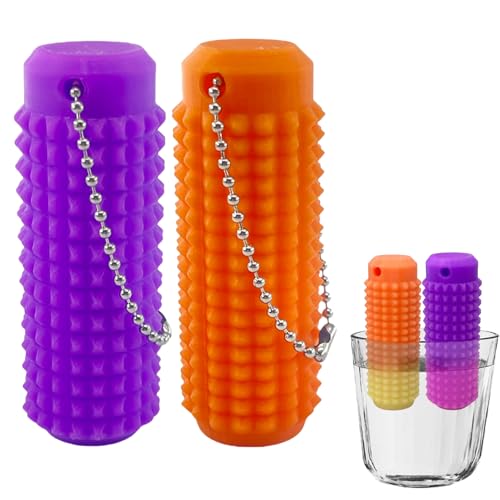 2Pcs Little Ouchies Fidget, Pain Stim Fidget Keychain, Spiky Fidget Toys