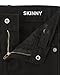 The Children's Place boys Stretch Skinny Jeans, Black Wash Single, 10 US