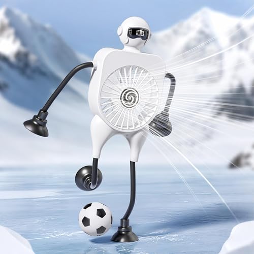 Ventilateur de bureau flexible robot 100 vitesses table voyage