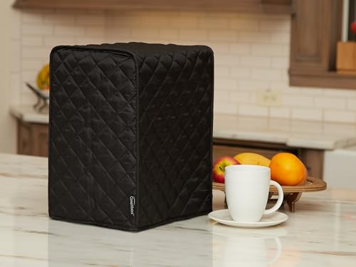Image of Covermates Coffee Maker Cover, 11 inchW x 9 inchD x 15 inchH, Black