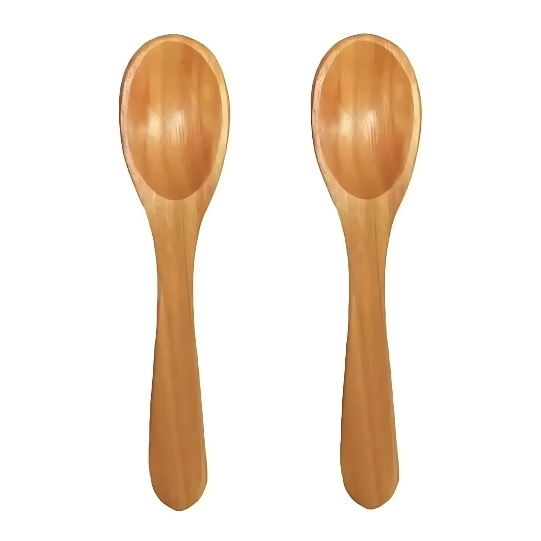 Kit 2 Colher De Pau Modelo Cozinha Reforçada Tamanho 28cm