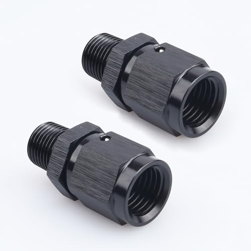 AC PERFORMANCE Encaixe de mangueira de combustível de rosca NPT fêmea - 3 AN giratório para macho 1/