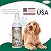 Mad About Organics Daily Oral Care Herbal Spray for Dogs & Cats - Wintergreen, Spearmint & Peppermint Formula, Reduces Plaque & Tartar for Fresh Breath, Simple No-Brush Dental Solution, 4oz Bottle