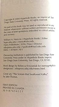 Paperback Devouring Institutions: The Life Work of Kathy Acker Book