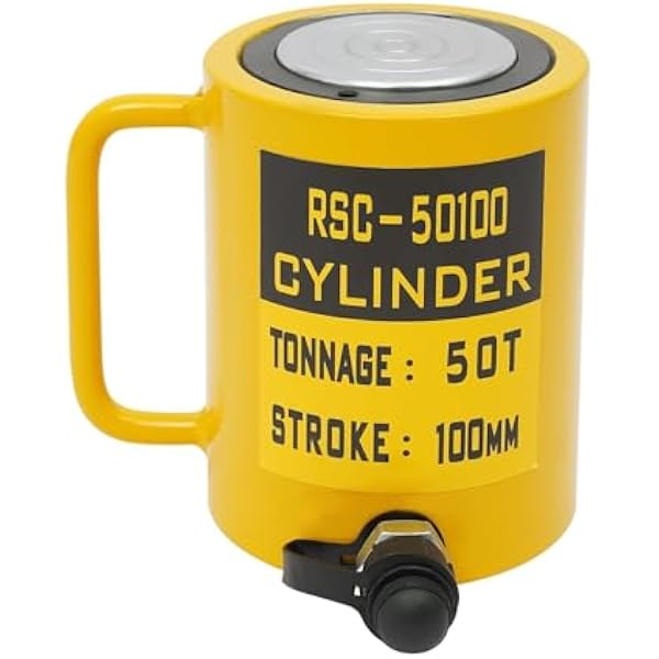 Podnośnik hydrauliczny z skokiem 4 cale / 100 mm Solidny tłok hydrauliczny automatycznie chowa się do budowy mostów morskich (50 ton 4 cale)