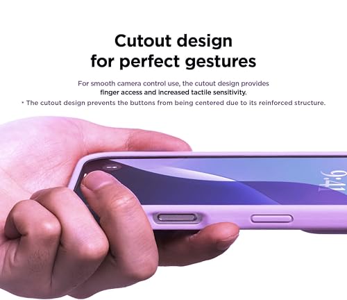 Image of SBMS Silicone Case for iPhone 17 6.3-Inch, Silky-Soft Touch Full-Body Protective Phone Case, Shockproof Back Cover for iPhone 17 (Lite Purple)