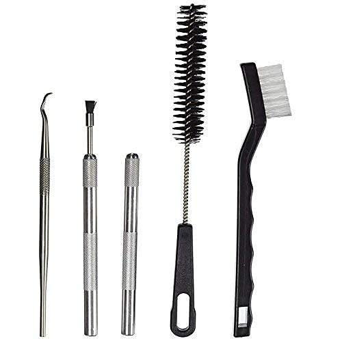 Image of DIY Crafts Professional Airbrush and Spray Gun Cleaning Kit, Complete Set, Picks, Clean Bottle, For Devilbiss, Sata, Iwata, Master, Badger, Paasche Spray Equipment Top Con