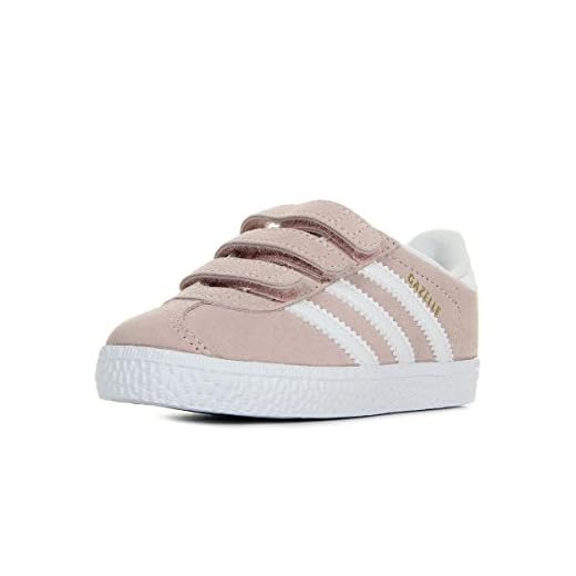 Adidas Gazelle CF I, Zapatillas Unisex bebé, Rosa (Ice Pink/Footwear White/Footwear White 0), 24 EU