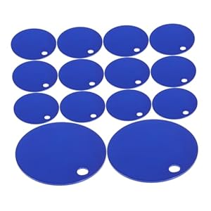 OHPHCALL 25 Stück Blanko Katzenmarken Anhänger