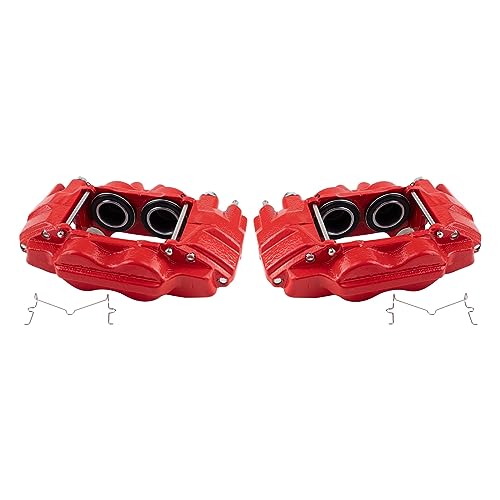 Image of TRQ Performance Front Left and Right Brake Caliper Set Compatible with 03-09 Toyota 4Runner Caliper Casting #13WG 07-14 FJ Cruiser Caliper Casting #13WG 05-23 Tacoma Caliper Casting #13WG