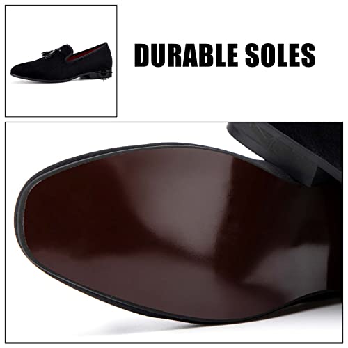 Image of JITAI Men's Fashion Loafers Wedding Shoes Loafers for Men Party Shoes