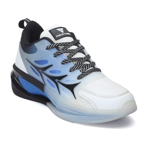 Image of FIELD CARE Glow in Dark Athletic Running Sneaker Sports Casual Comfort Stylish Training Walking Gym Outdoor Multipurpose Shoes with Cushioned Insole Comfort Shock Absorbing Outsole