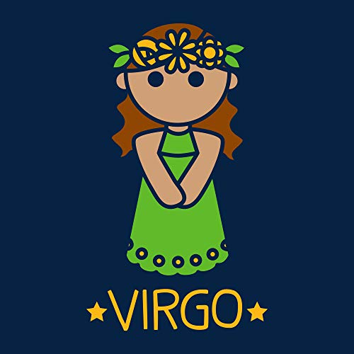 UGP Campus Apparel Cartoon Astrology Virgo - The Maiden Birthday Horoscope Infant Creeper Bodysuit2
