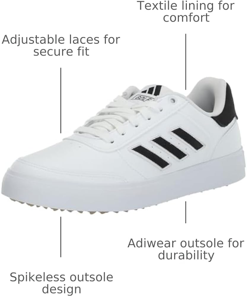 Amazon.com | adidas Men's Retrocross 24 Spikeless Golf Shoes