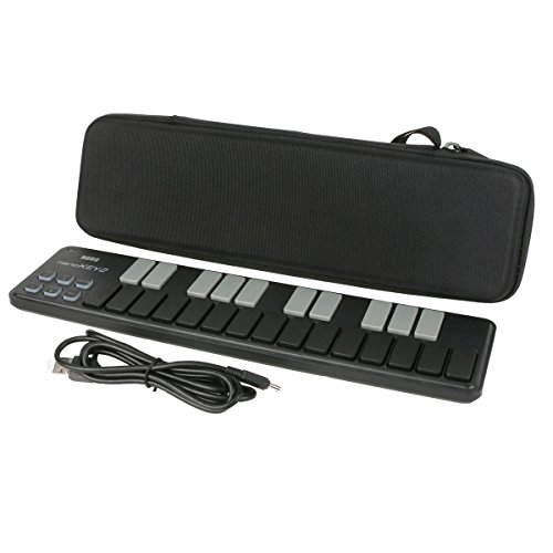co2CREA Hart Reise Schutz Hülle Etui Tasche für KORG nanoKEY2 /nanoPAD2 /nanoKONTROL2 USB-MIDI-Keyboard