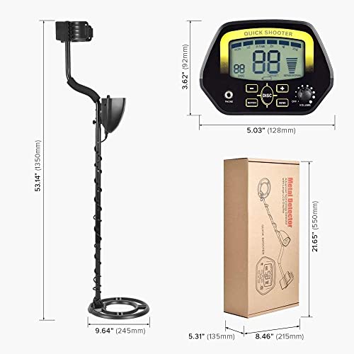 Détecteur de métaux haute précision et écran LCD étanche pour or - 8