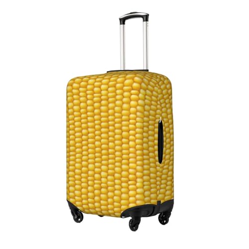 Corn Cob Luggage Cover, Protective Washable Suitcase Cover - Travel High Elastic Fibers Suitcase Protector Fits Large, Black2