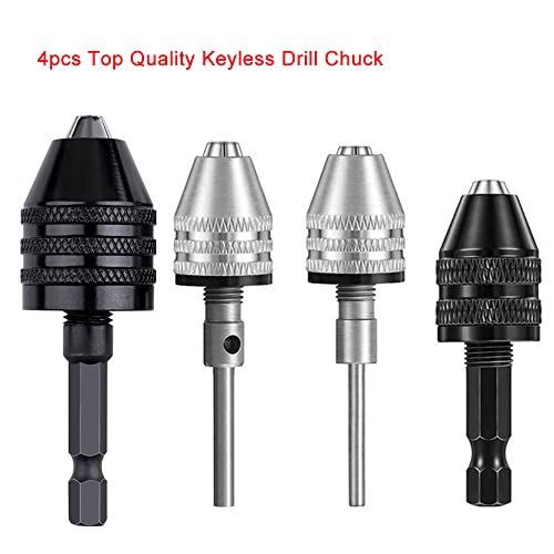 NICAVKIT 4Pcs Mandrino autoserrante senza chiave