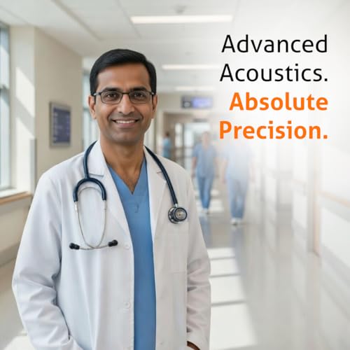 Image of BPL Medical Technologies ST-03 Brass Dual Adult Chest Piece Stethoscope|High Acoustic Level, Versatile Chestpiece for Adult & Pediatric Use|Medical Instrument for Auscultation - Blue