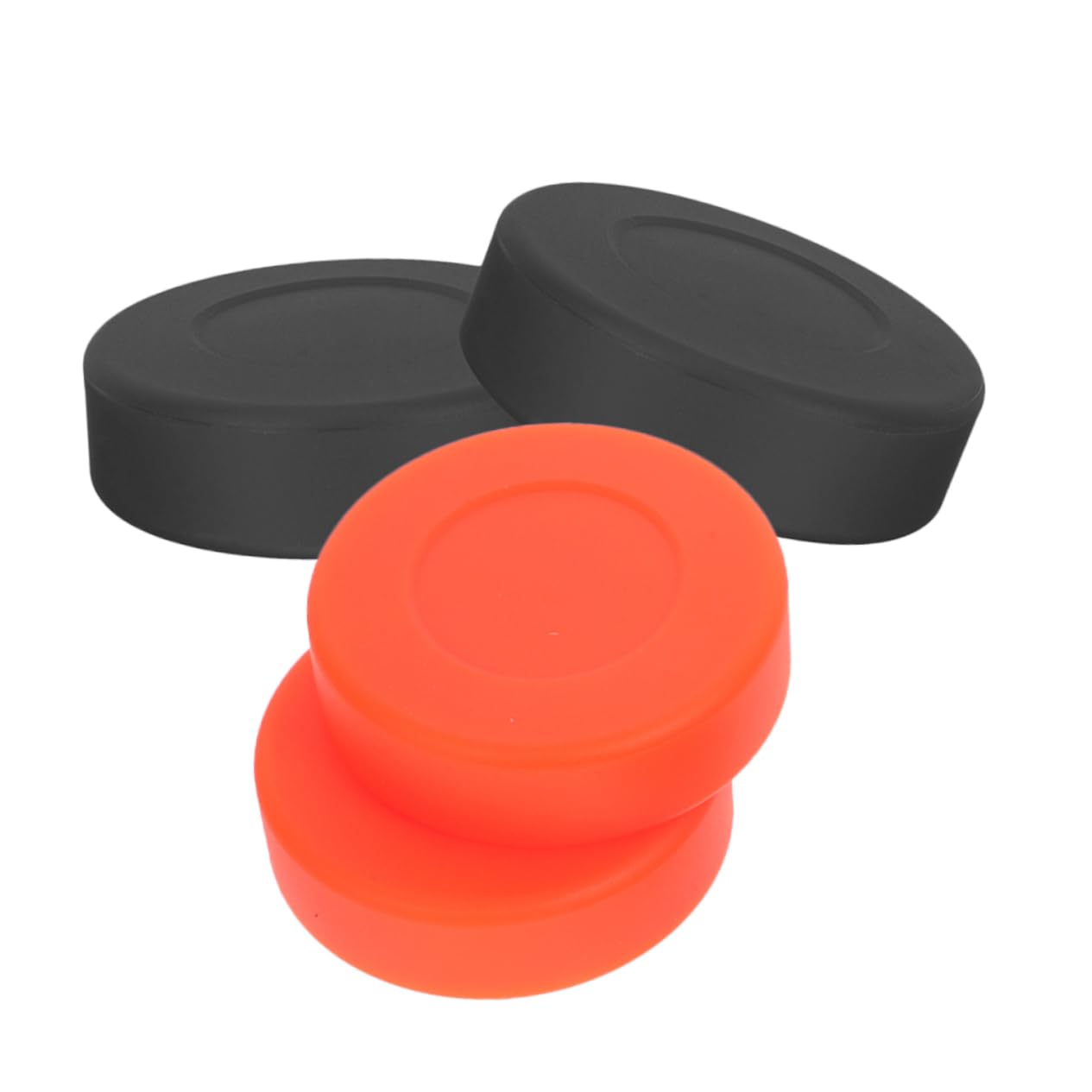 CORHAD 4pcs Hardness Ice Hockey Lightweight for Practical Training Competition for Smooth Surface Play