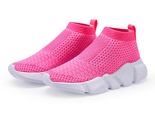 Image of Hetios Girls Sneakers Running Shoes High-Heeled Socks Shoes Boys Athletic Sneakers Kids Sock Shoes (Toddler /Little Kid /Big Kid)