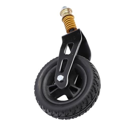 BTSEURY Rollator Universal Wheel, Wheelchair Front Wheel with Shock Absorbing Spring, 360 Deg PU Hub Rollator Front Caster for Rollators Walkers