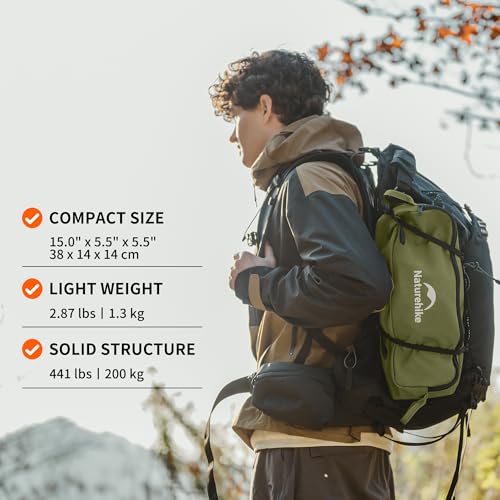 Image of Naturehike YL01 Snap Camping Chair, 1 Second Setup Frame, 441lb Capacity Camp Chair, Portable & Lightweight Backpacking Chair