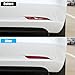 Jaronx Compatible with Tesla Model 3 Rear Bumper Reflector Lights 2017-2023, Left & Right Rear Bumper Red Marker Trim Replacement Tail Reflector Light for Tesla Model 3
