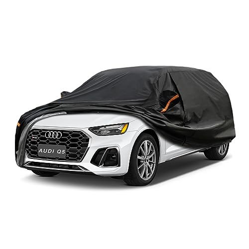 Image of GUNHYI 7 Layer SUV Car Cover Custom Fit Audi Q5 (2008-2025) Waterproof All Weather, Heavy Duty Outdoor Snow Sun Rain Uv Protection (Ships from US Warehouse, Delivery 3-8 Days)