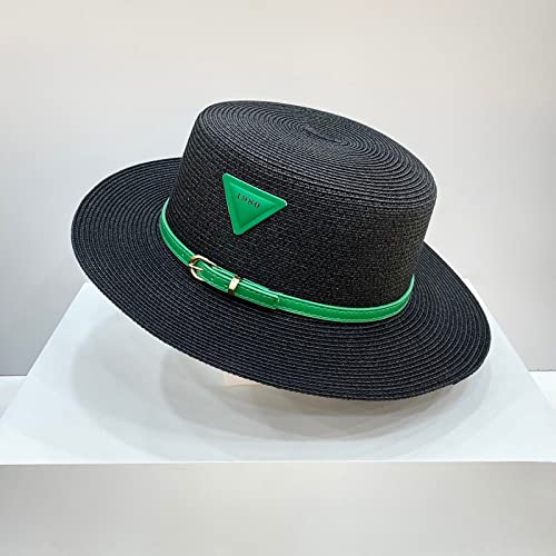 Bucket hat,Manual Crochet Hook Sunshade Straw Hat Children Anti-UV Fisherman Sandy Beach Hat Seaside on Vacation for Sun Hat White3