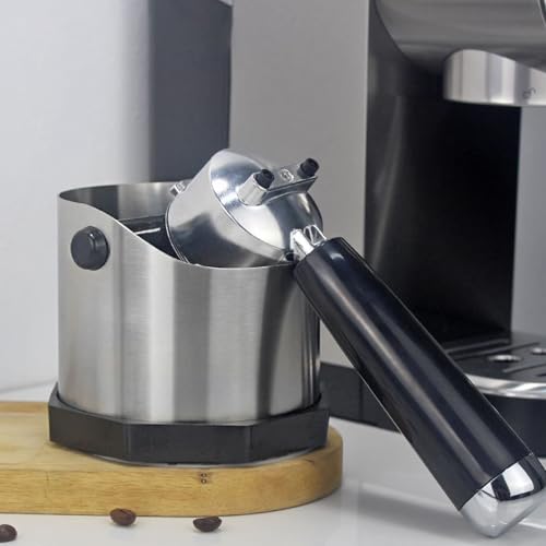 Recipiente para orujo de café de 750 ml con base antideslizante para cafeterías y el hogar 4
